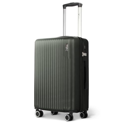 LUGG 20inch Vacay Suitcase ABS Luggage with TSA Indent Lock, Aluminium Trolley Handle, 360° Spinner Wheels, Water-Resistant & Durable Material - Airline Compatible (55 x 23 x 35cm)