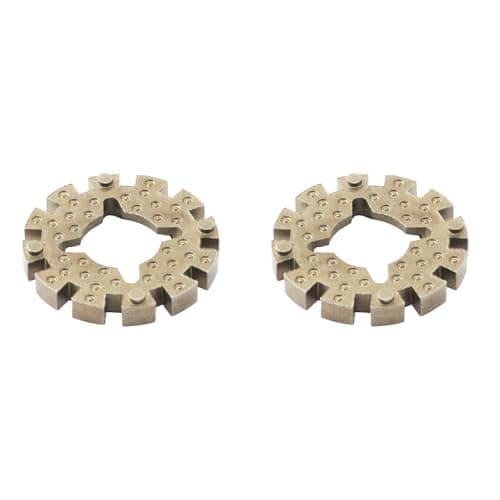 Pro Bamboo Kitchen 2PCS Star Lock Saw Blade Universal Shank Adapter Toolbox Accessory for Oscillating Tools Wood Plastic Composite Triangular Semi Circular Saw Blades