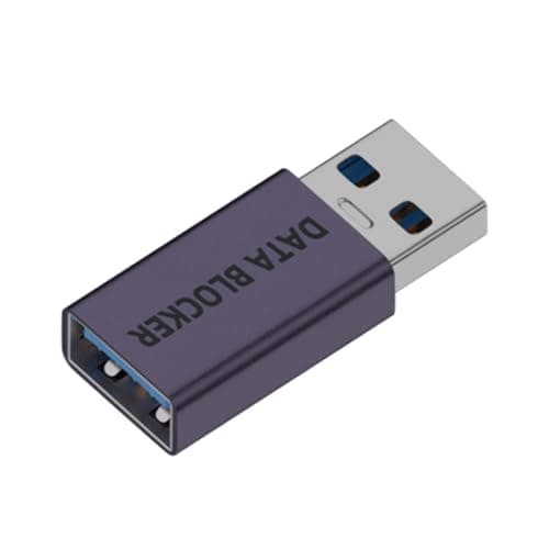 Secure Charging Adapter Data Transfer Lightweight Pocket Size for Public USB Port Devices Travel Essential Anti Data Theft Charging