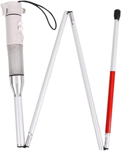 Intelligent Walking Stick For The Blind Sound And Light Electronic Blind Cane Folding Walking Stick Elderly Walking Stick LED Walker Walking Stick Visual Impairment Aids