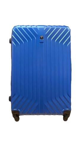 XXL- Suitcase 32" Lightweight 4 Wheel Spinner ABS Hard Shell Luggage for 30kg -33kg 160 Litre (Blue, XX-Large)