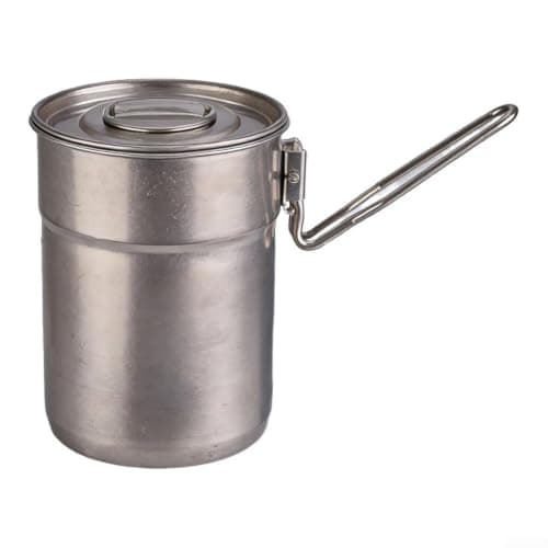 Compact Camping Cookware Pot 1L for Hiking