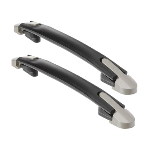 LRXIYODE 2pcs Suitcase Handle Replacement Plastic Carry Handle with Combination Lock Comfortable Grip for Travel Luggage Bags
