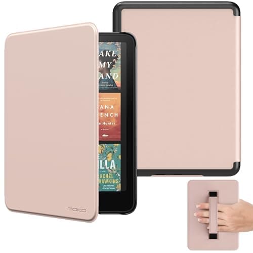 MoKo Case for 7" Kindle Paperwhite 12th Gen 2024 & Colorsoft, Rose Gold