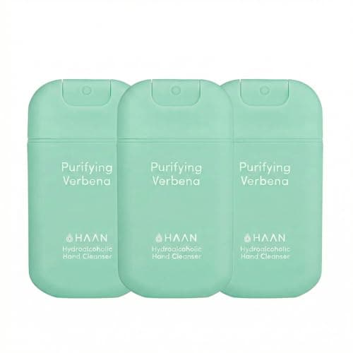 HAAN Moisturising Hand Spray with Aloe Vera (pack of 3) – 3 units per fragrance: Purifying Verbena – 30ml spray