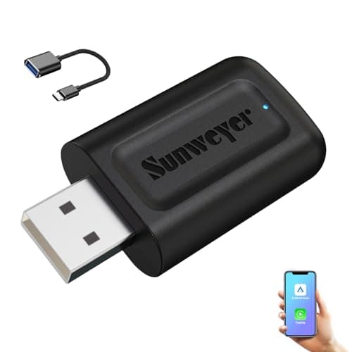 sunweyer Wireless CarPlay Adapter UK, Mini USB, Auto-Connect