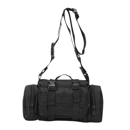 Parliky Outdoor Fanny Pack Portable Sling Bag for Camping Hiking Shoulder Bag Waist for Travel Tactical Hip Pack Material