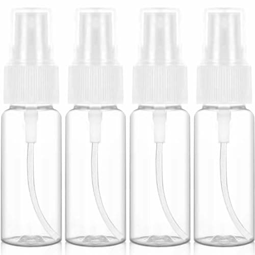 Hanyousheng 4Pcs Spray Bottle, 0.7oz/20ml Spray Bottle Small, Plastic Spray Bottles, Mini Sprays Bottles, Travel Sprays Bottle, for Traveling Make-up Skincare Cleaning