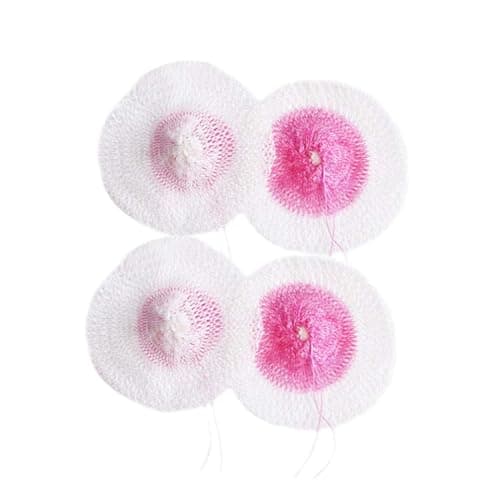 Amosfun 4 Pack Lantern Mantles for Small Gas Lamp White Fabric Camping