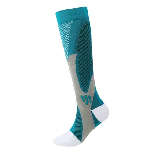 Generisch Compression Socks for Men and Women as Compression Socks for Sports Activities such as Cycling Football, Mint Green, XXL