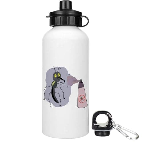 Azeeda 'Bug With Spray' Water Bottle - 600ml (WT00085582)