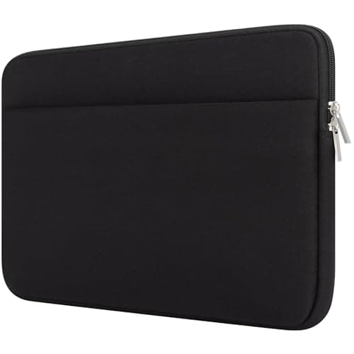 HEDUGO Laptop Sleeve Bag Compatible with 17 to 17.3 inches HP Lenovo Asus Acer Notebook with Zipper Accessory Pocket Padded Computer Pouch Cover Shockproof Protective for 17” Laptop,Black