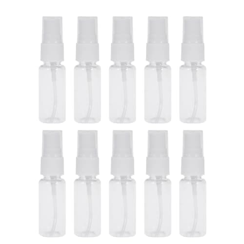 10 Pack 20ml Portable Refillable Plastic Spray Bottles for Travel