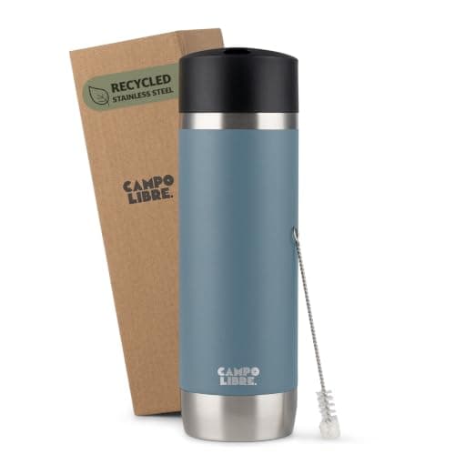 Campo Libre® Anto Travel Mug 450ml – Premium Insulated Coffee Cup to Go with One-Touch Leakproof Lid, Double-Wall Stainless Steel Coffee Mug, Keeps Drinks Hot for 6h