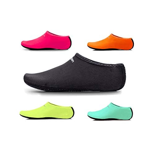 Uncle Paul Water Socks Black Adult Indoor Barefoot Beach