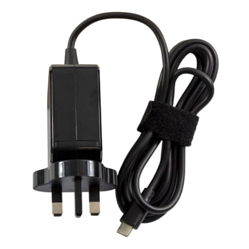 Lite-am 65W USB-C Fast Charger PD 3.0 UK Plug Power Adapter with Type-C Cable Black For Xiaomi Redmi Note 13 5G Graphite, 14 Pro 5G MZB0I8BEU