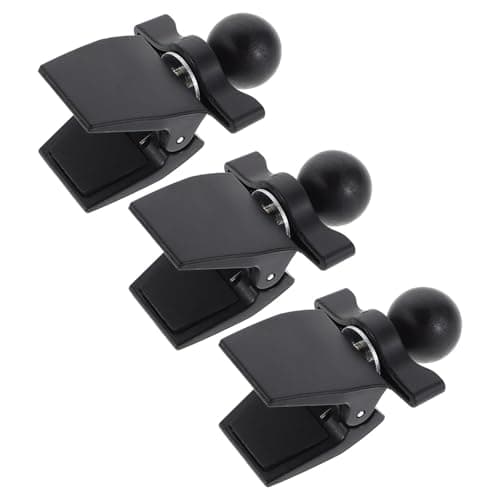 TOYANDONA 3pcs Universal Plastic Car Vent Phone Holder with 17mm Ball Clip