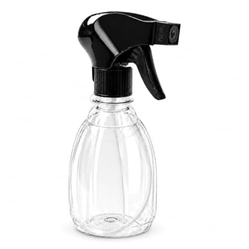 3HA HAHAHA Empty Spray Bottle Lightweight Clear Plastic Water Bottles 400ml Capacity Ideal for Hair Styling Home Hairdressing Gardening Cleaning Watering Plants Transparent Mist Spray Bottle (1Pc)