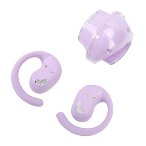 Earbud Translator in Real Time, Lingo Plugs Translator Earbuds, 144 Languages Online Translation 5.4 Wireless Over Ear Earbuds with APP for Travel Music and Calls (Purple)