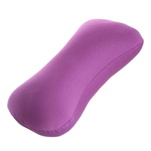 Dewireaey Pillows For Neck, Small Microbead Back Cushion, Travel Neck Support Pillow, Cervical Roll Cylinder Bolster For Home Travel Sleep