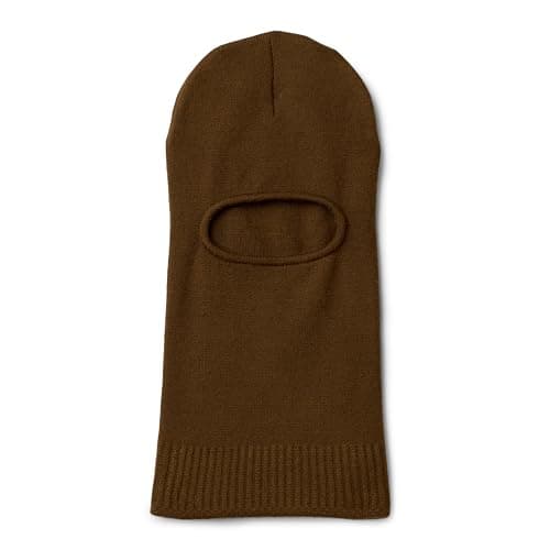 Amazon Essentials Men's Balaclava Ski Mask, Brown, One Size