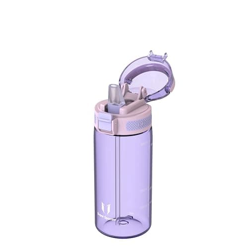 Sparrow Water Bottle with Straw - Tritan Plastic Drinks Bottles - 500ml