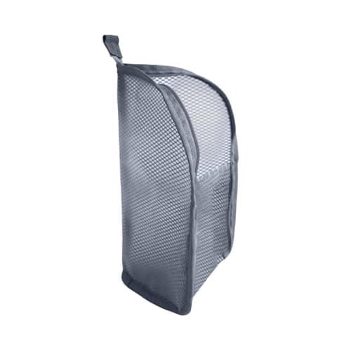 Compact Hanging Toiletry Organizer for Travel Lightweight Wash Bag with Hook Portable Camping Bathroom Storage -Saving Outdoor Shaving Kit for Adults Zippered Pouch (Black, 22X13X13cm)