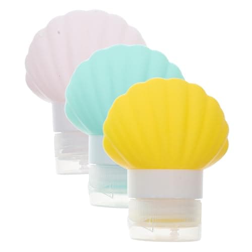 3pcs Silicone Refillable Travel Liquid Bottles 40ml Squeeze