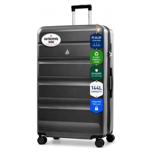 Aerolite Premium Extra Large 32in 144L FlexShell Hard Shell Suitcase