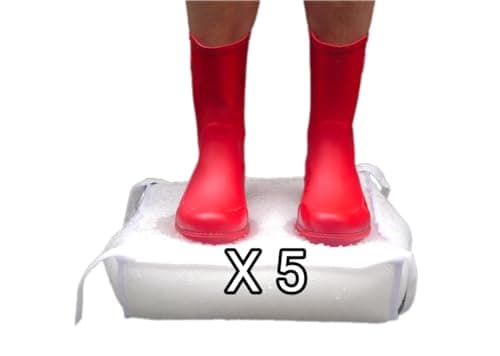 5 Flood Protection Barrier Bags 20000ml each (100 litres for 5 bags) - 2 Meter x 150mm (6") Height - Quick Absorption, Heavy-Duty for Emergency Water Control - Compact Easy Storage by Speedwellstar