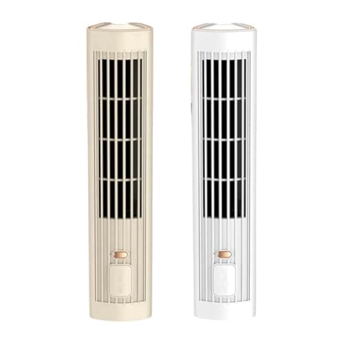Junterone Cooling Air Conditioner Desk Tower Fan Portable Air Conditioning,Cooling Fan with 3 Speeds Office USB Cooling Fan