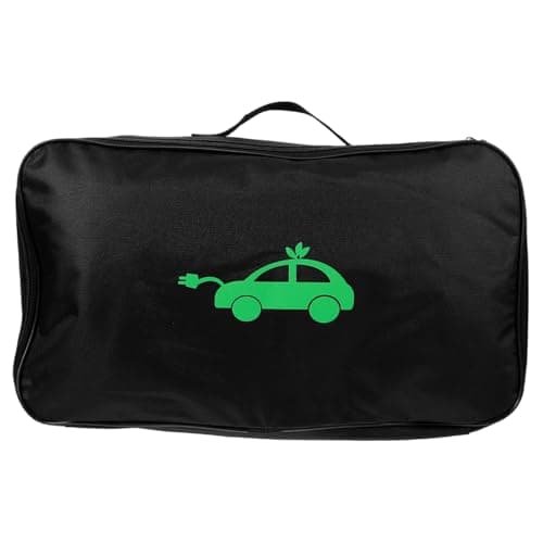 Mobestech Portable EV Charger Storage Bag Rectangle Shape Vehicle Trunk Organizer for EV Cables Compact and Durable Bag for Outdoor Use Ideal for and Travel