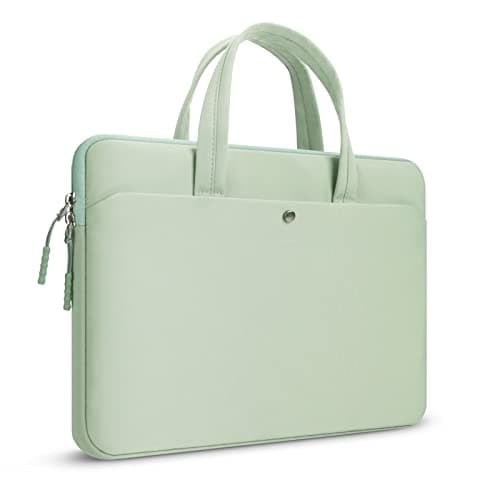 MicaYoung Laptop Sleeve Case 15.6 inch Lightweight Waterproof Carrying Bag Compatible with 15 15.6 16 inch Acer Asus Dell HP Thinkpad Chromebook Computer Notebook, Green