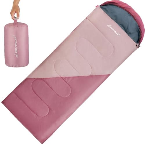 Clostnature Lightweight Camping Sleeping Bag for Adults and Kids, 3 Season