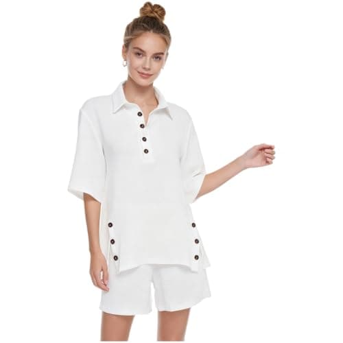 Riismen Women Lunch Break Morning Routine City Tour Casual Wear White S