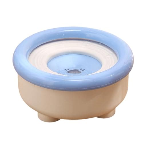 FOLODA Hygienic Spill-Resistant Pet Dog Treat Food Spill Proof Anti Slip Bottom Large Dogs 1500ml Water Dispenser USB Expansion Dock Featuring Pen Storage