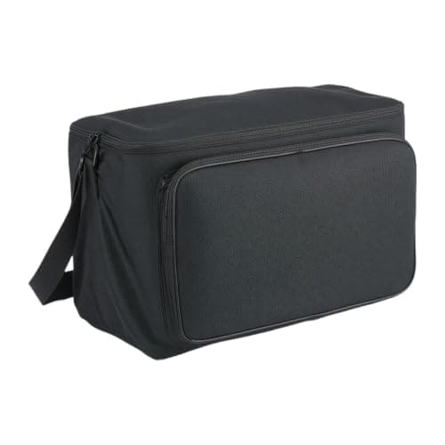 Fiocias Guitar Amplifier Speaker Storage Case Portable Travel Carry Gig Bag Organizer Shockproof Canvas Material Adjustable Shoulder Strap Suitable for