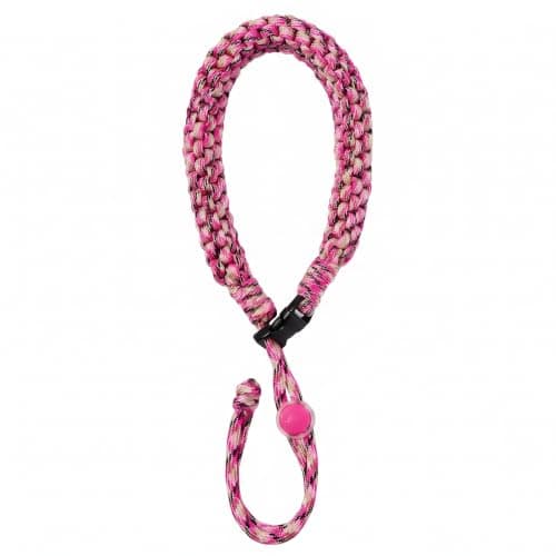 Hnycsir Braided Cup Carrier Strap, Adjustable Water Bottle Takeaway Coffee Cup Handle with Quick-Release Buckle,Portable Woven Drink Holder for 8–36 oz Bottles,Commuting,Walking,Camping (Pink Mix)