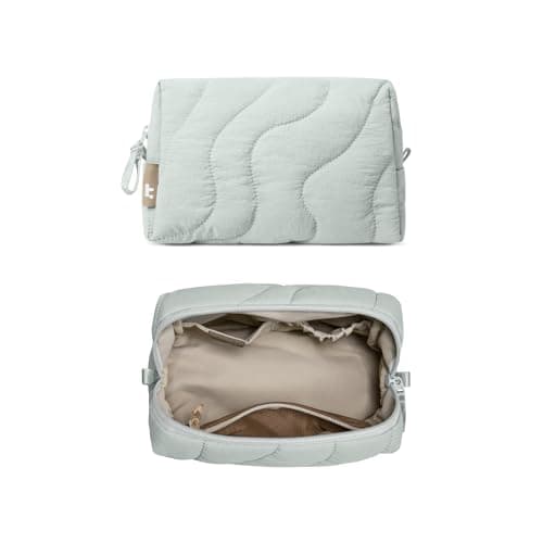 tomtoc Electronics Organizer Travel Case, Soft Puffy Accessory Tech Case