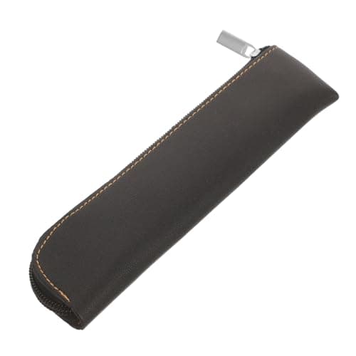 Healeved Insulin Pen Carrying Case, Leather Insulin Cooler Bags Pen Carrier Pouch Zipper Diabetic Medicine Storage Bag Case Protector Supplies (Black)