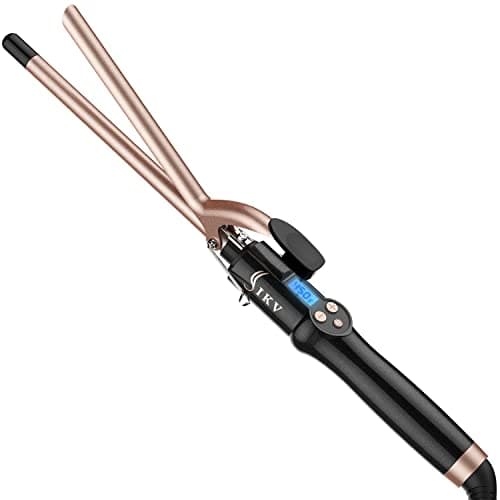 13mm Thin Curling Tong Extra Long Barrel,110-210°C, Ringlet Spiral Curls