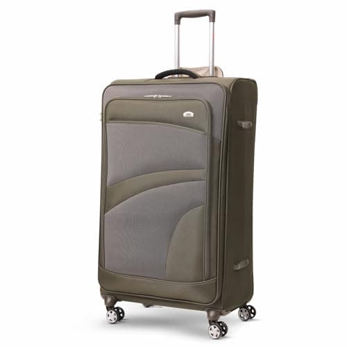 Aerolite Large 30in Check-in Suitcase, 8 Wheels, TSA Lock