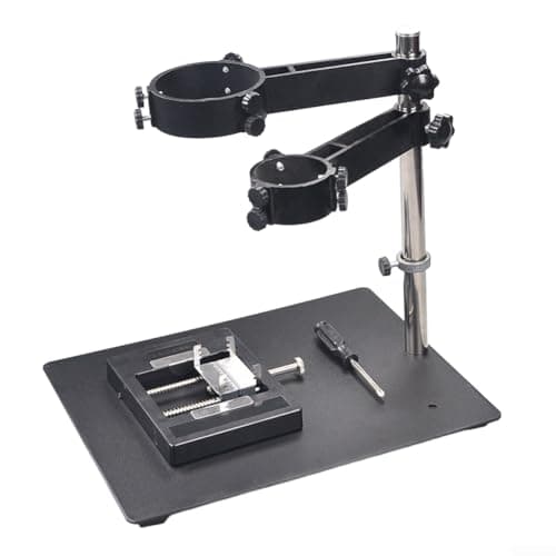 Stainless Steel Hot Air Holder Adjustable Height Black Stainless