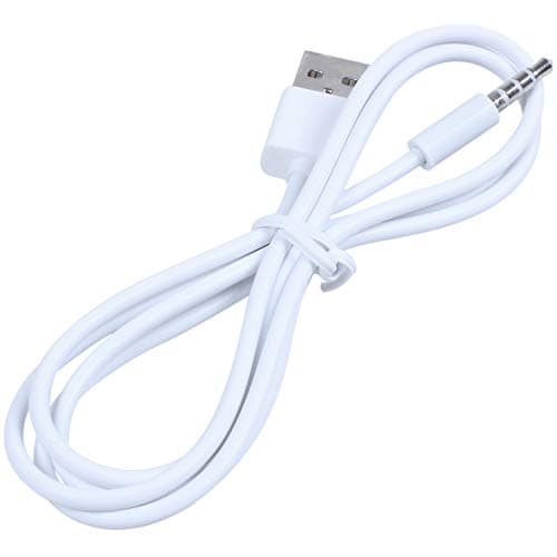 Leudgh Audio Cable 3.5mm AUX to USB 2.0 Adapter Charging Cable 1m Beige