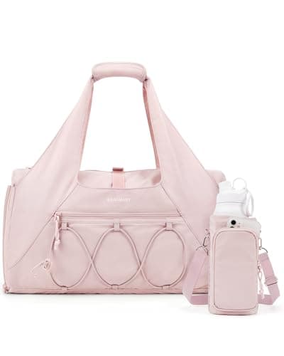 BAGSMART 25L Womens Gym Bag, Shoes Wet Compartment, Sports Duffle for Yoga