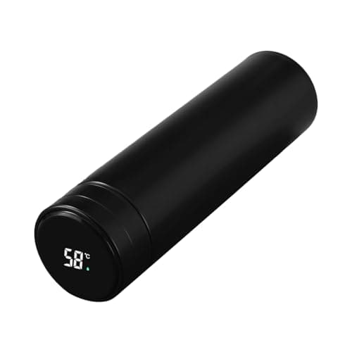 Smart Water Bottle with LED Temperature Display, Thermostat Double Wall Vacuum Insulated Waterbottle, Leak Proof, for School Travel & Outdoor