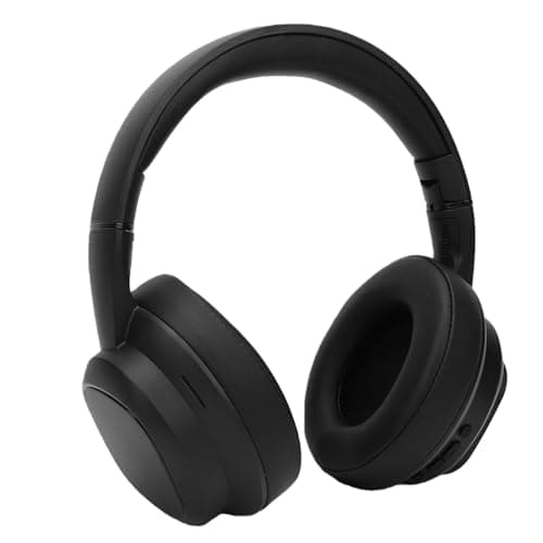 Omquot Noise Cancelling Bluetooth 6.0 Headphones with Built-in Flashlight for Office Use