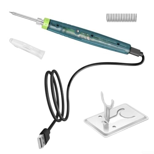 Stainless Steel USB Soldering Iron 8W Compact Tip