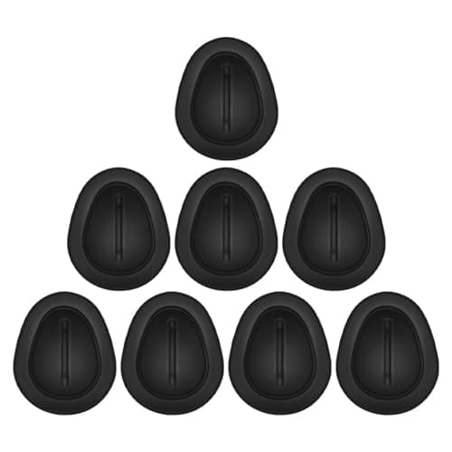 8pcs Silicone Cup Holder Inserts for Car Black Cup Stabilizers