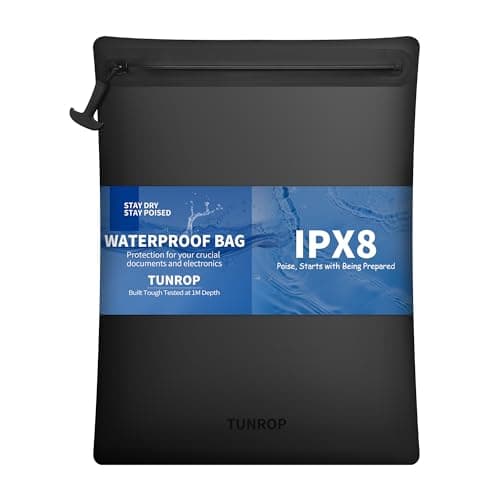 IPX8 Waterproof Document Bag, 30x39cm Waterproof Bag for documents